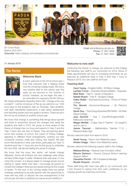 Padua College Enewsletter