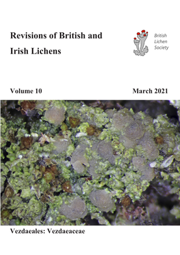 Revisions of British and Irish Lichens