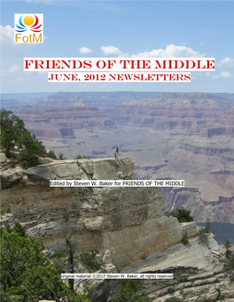 JUNE, 2012 Newsletters