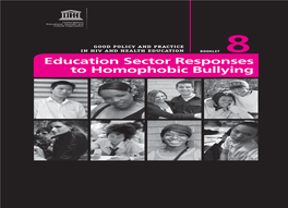 Education Sector Responses to Homophobic Bullying