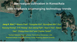 Seaweed Aquaculture in Korea