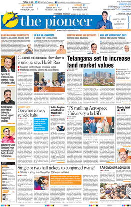 Telangana Set to Increase Land Market Values