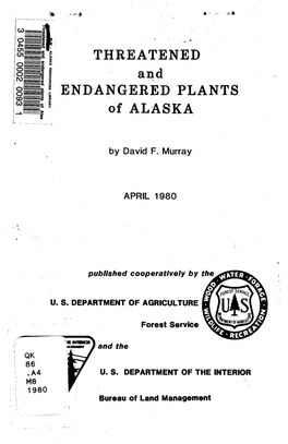 Threatened and Endangered Plants of Alaska