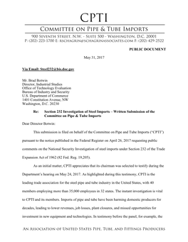 Committee on Pipe & Tube Imports