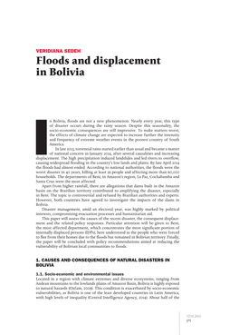 Floods and Displacement in Bolivia