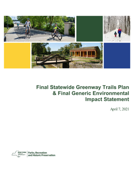 Final Statewide Greenway Trails Plan/Final GEIS