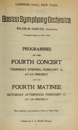 Boston Symphony Orchestra Concert Programs, Season 25,1905