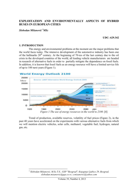 Exploitation and Environmentally Aspects of Hybrid Buses in European Cities
