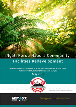 Ngāti Porou Hauora Community Facilities Redevelopment