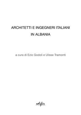 Architetti E Ingegneri Italiani in Albania