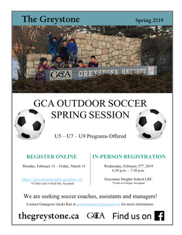 GHA Spring 2019 Newsletter.Indd