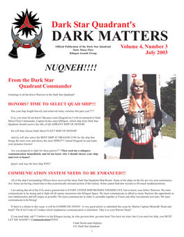 DARK MATTERS -.:: GEOCITIES.Ws