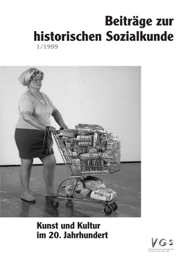 Beiträge Zur Historischen Sozialkunde 1/1999