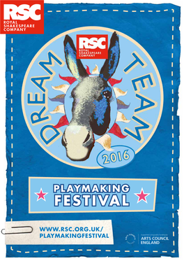 Playmaking Festival Programme