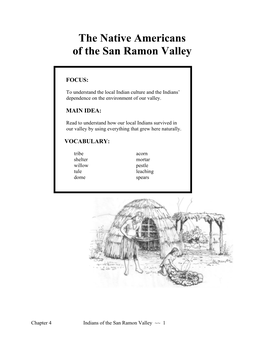 The Native Americans of the San Ramon Valley