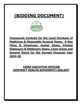 Bidding Document