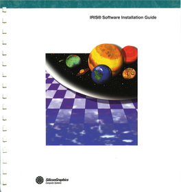IRIS® Software Installation Guide • Silicongraphics