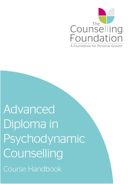 Diploma in Professional Studies in Psychodynamic Counselling