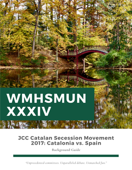JCC Catalan Secession Movement 2017: Catalonia Vs