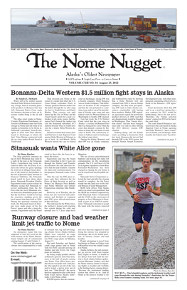 NOME NUGGET Letters to the Editor, You Can’T Find Your Printed Copies of Property, to Attend NSEDC Events, My Letter to the Editor on Page the Paper