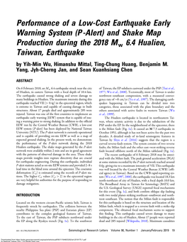 Performance of a Low-Cost Earthquake Early Warning System