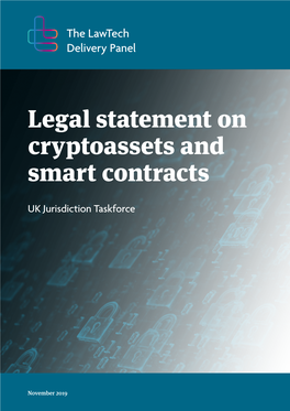 Legal Statement on Cryptoassets and Smart Contracts