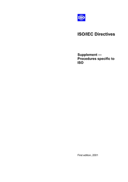 ISO/IEC Directives