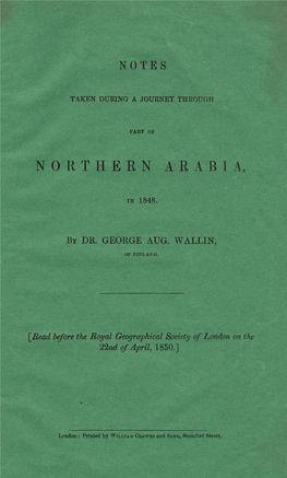 Northern Arabia