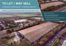 To Let / May Sell Extensive Warehouse / Storage Facility