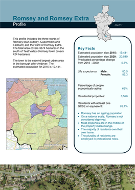 Romsey and Romsey Extra Profile July 2017