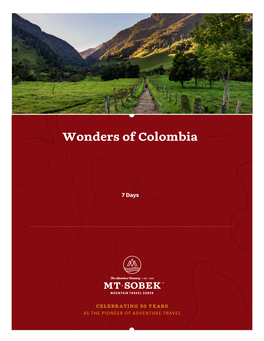 Wonders of Colombia