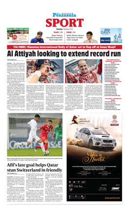 Al Attiyah Looking to Extend Record Run