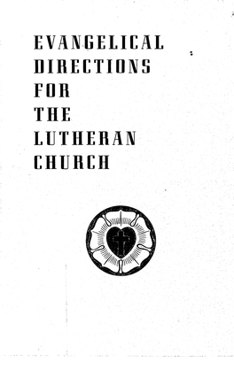 [Hur[H Bv Angelical Directions for the Lutheran Church