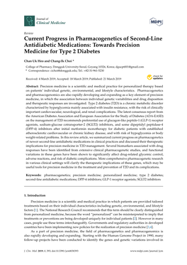 Towards Precision Medicine for Type 2 Diabetes