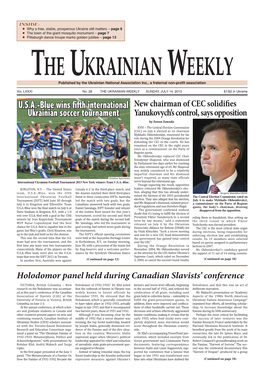 U.S.A.-Blue Wins Fifth International Ukrainian Soccer Tournament