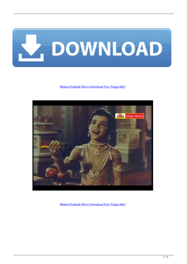 Bhakta Prahlada Movie Download Free Telugu Mp3