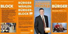 Pfister Bürger Block