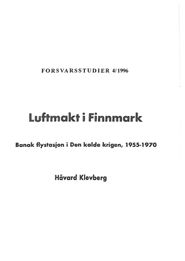 Luftmakt I Finnmark