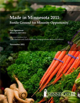 Made in Minnesota 2011: Fertile Ground for Minority Opportunity