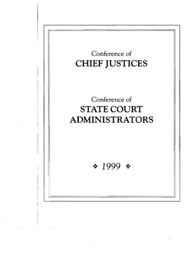 Chief Justices State Court Administrators