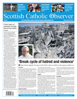 'Break Cycle of Hatred and Violence'