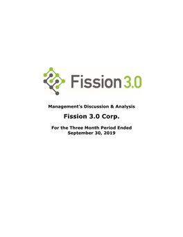 Fission 3.0 Corp