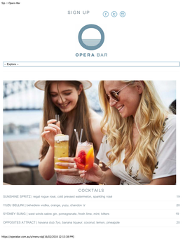 Sip :: Opera Bar