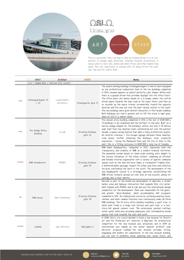 Oslo Architecture Guide 2020