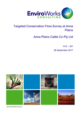 Targeted Conservation Flora Survey at Anna Plains Anna Plains Cattle
