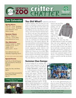 Critter SPRING 2015