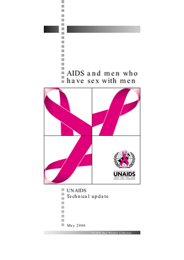AIDS and Men Who Have Sex with Men