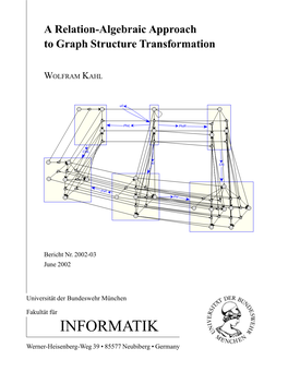 A Relation-Algebraic Approach to Graph Structure Transformation