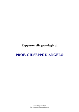 Giuseppe D'angelo