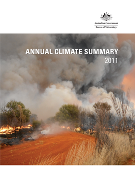 ANNUAL CLIMATE SUMMARY 2011 ANNUAL CLIMATE SUMMARY 2011 Annual Climate Summary 2011